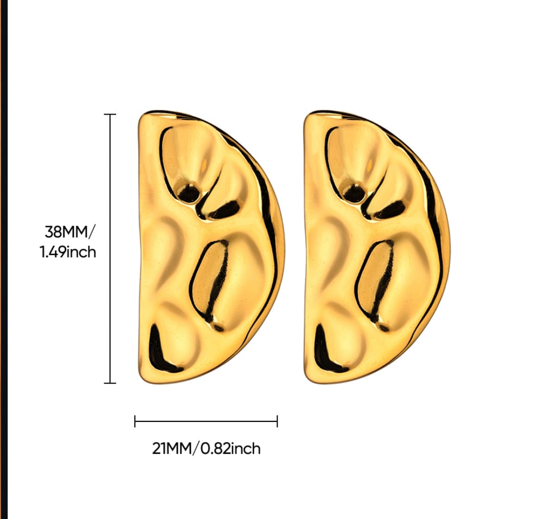 Vaara – Molten Arc Earrings